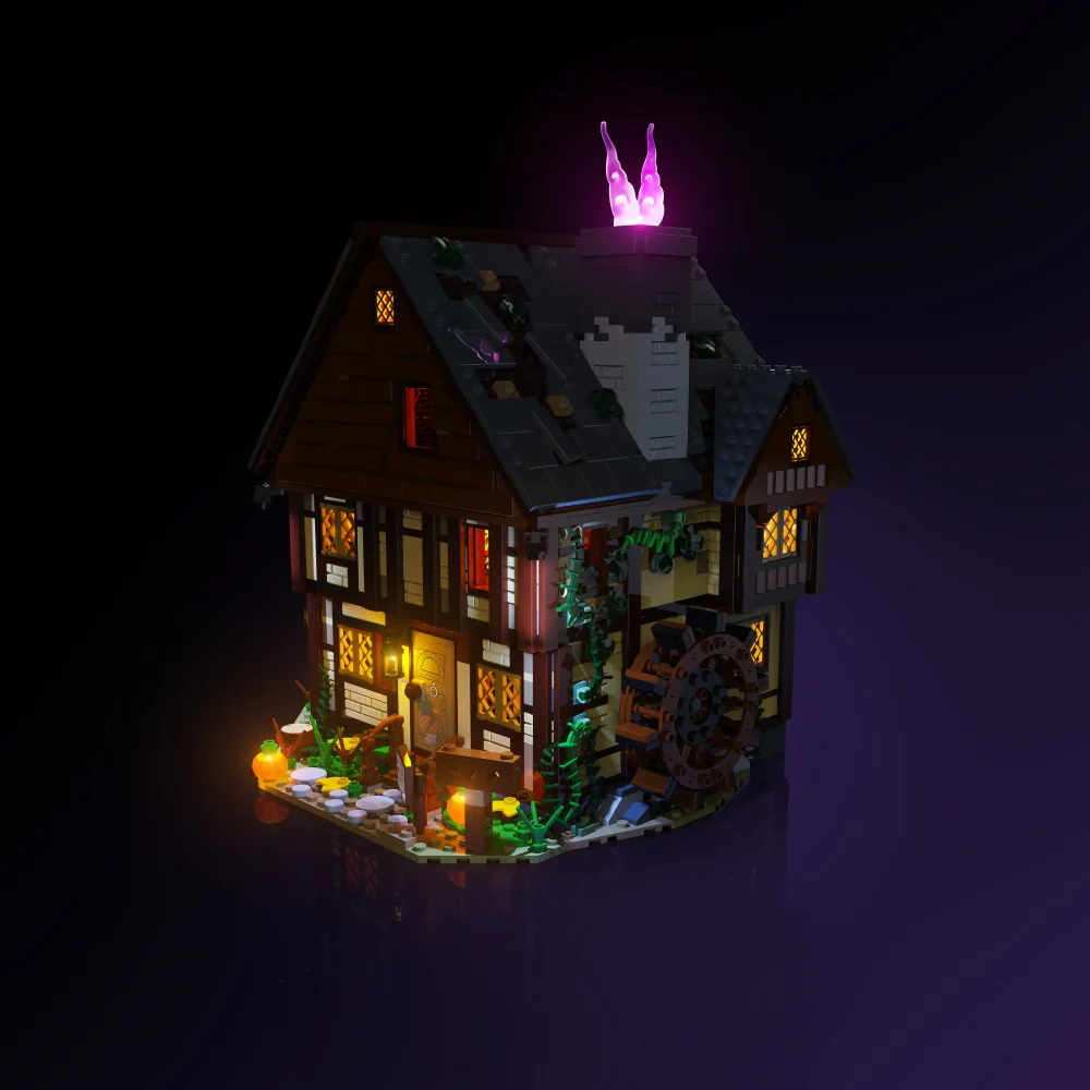 Light Kit for LEGO® Disney Hocus Pocus: The Sanderson Sisters' Cottage #21341 - Image 3
