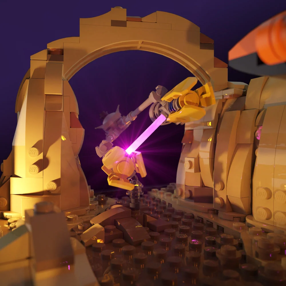 Light Kit for LEGO® Star Wars Mos Espa Podrace Diorama #75380 - Image 7