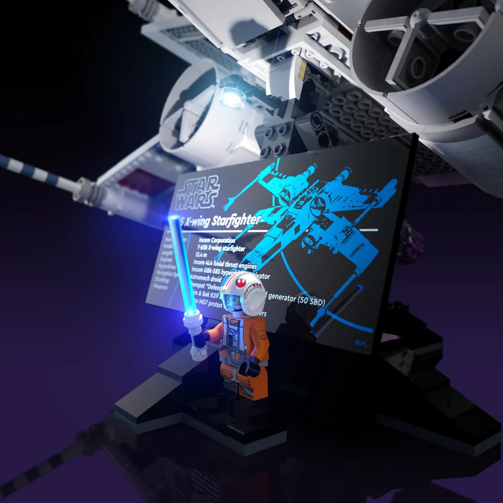 Light Kit for LEGO® Star Wars X-Wing Starfighter #75355 - Image 7