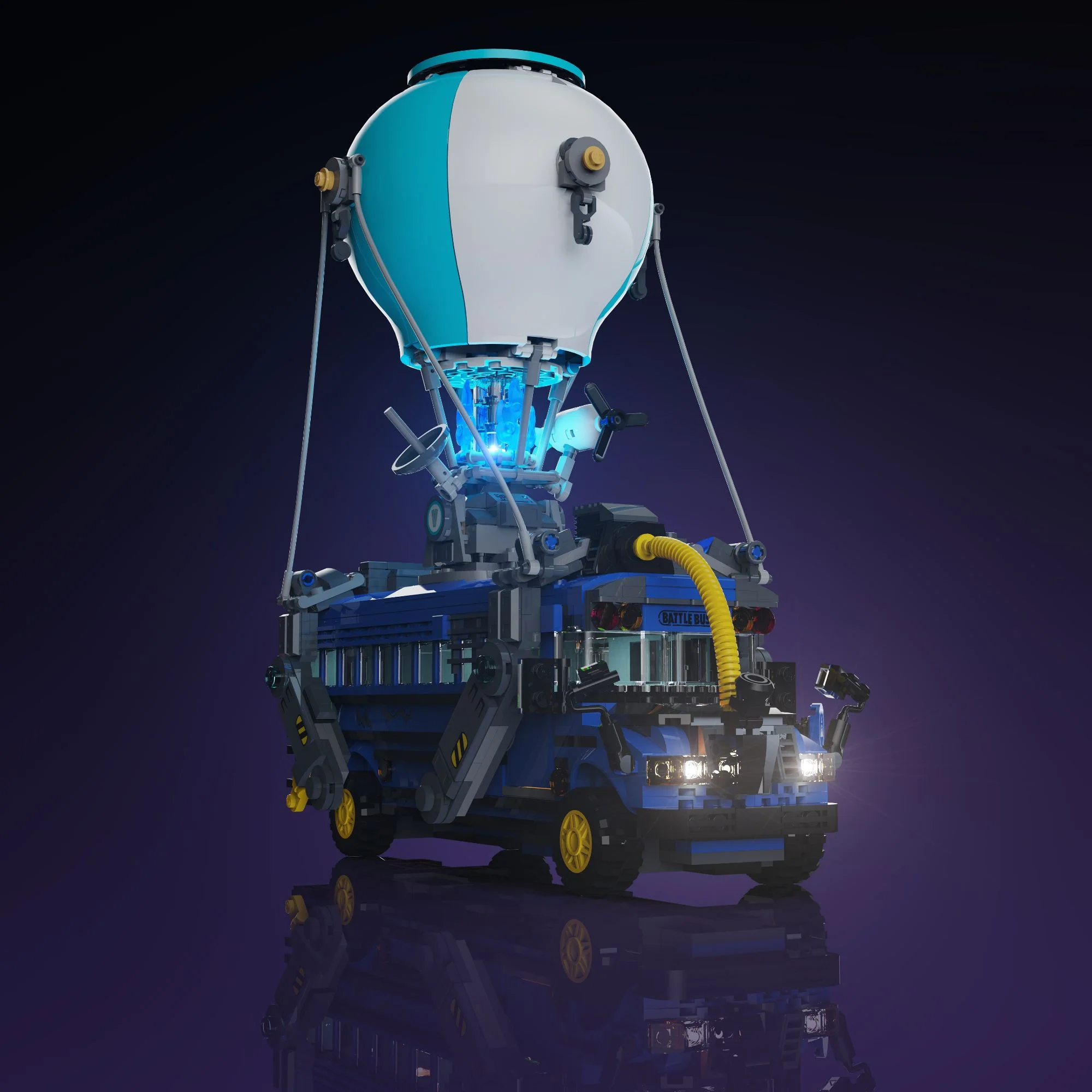 Light Kit for LEGO® Fortnite Battle Bus #77073 - Image 3